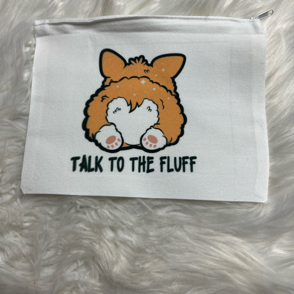 Brand New Make UpPencil Bag Corgi